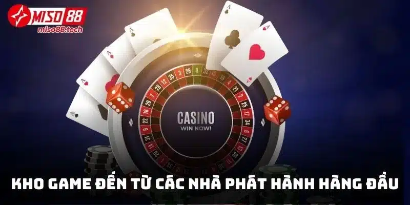 Giới thiệu Miso88 có kho game đến từ các nhà phát hành hàng đầu