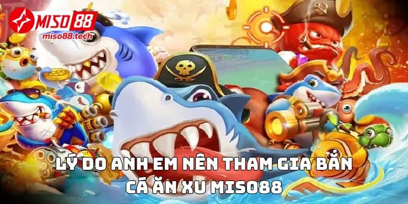 Lý do anh em nên tham gia Bắn Cá Ăn Xu Miso88