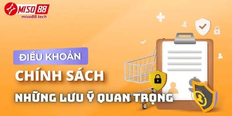 Những lưu ý quan trọng trong điều khoản điều kiện của Miso88