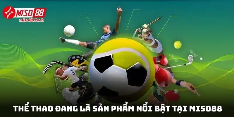 Thể Thao đang là sản phẩm nổi bật tại Miso88